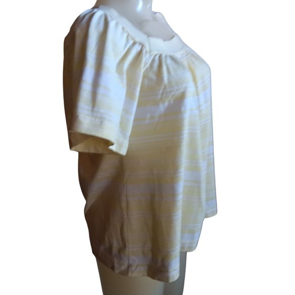 Women's Small Vintage Single Stitch T-shirt Square Neck Butterfly Sleeve Boho - Picture 3 of 9